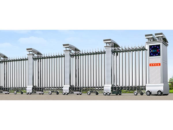 铝合金电动伸缩门